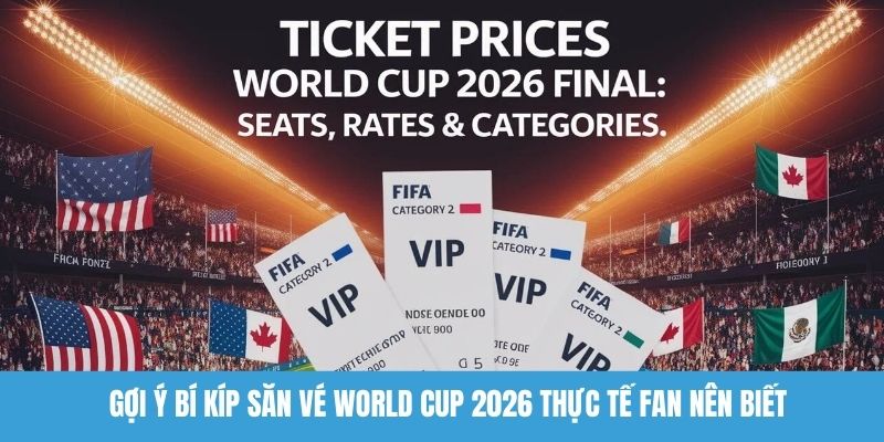 Bí kíp săn vé World Cup 2026
