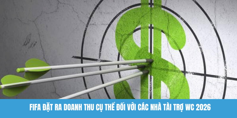FIFA đặt ra doanh thu cụ thể đối với các nhà tài trợ WC 2026
