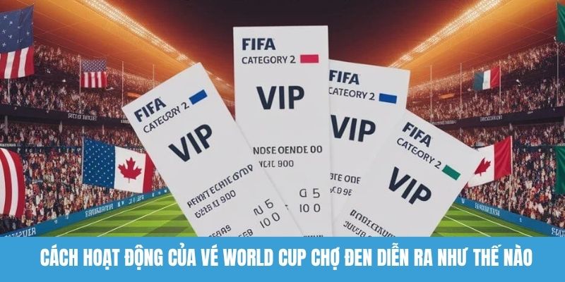 Cách hoạt động của vé World Cup chợ đen diễn ra như thế nào